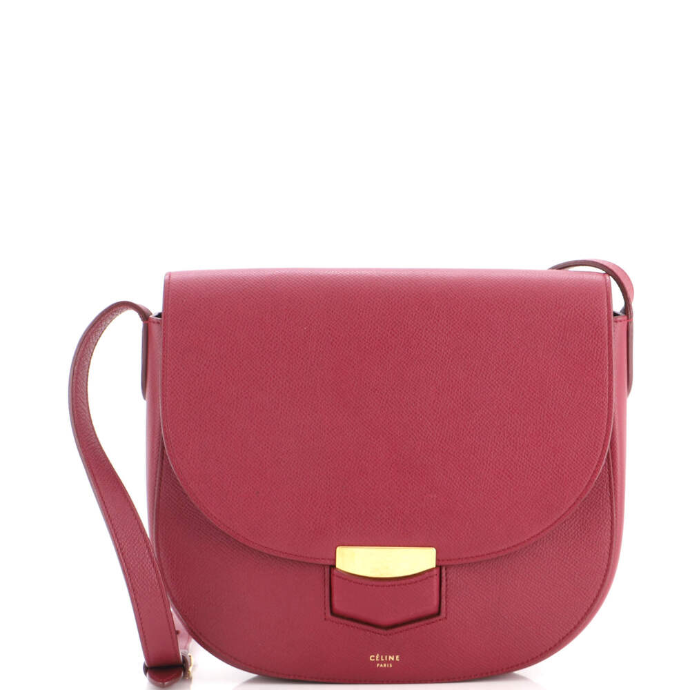Celine Trotteur Crossbody Bag Grainy #335492C12B